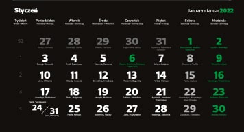 kalendarze spiralowane makiety